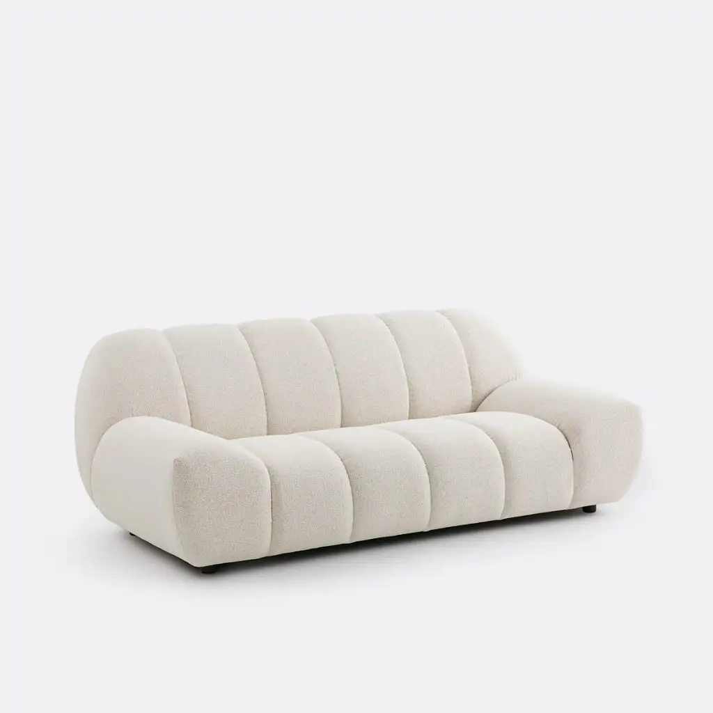 LA REDOUTE INTERIEURS Canapé 3 places, tissu multi chenille, Nuria, dupe du Bubble de Roche Bobois